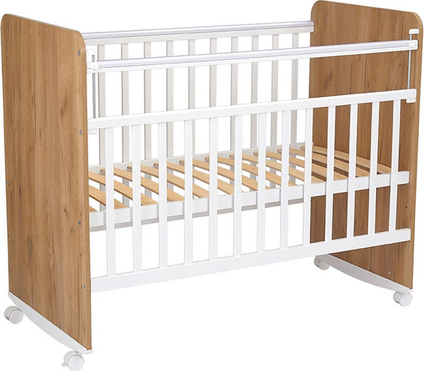 Изображение товара Детская кроватка Фея 702 / 0002757.173 (дуб крафт золотой/белый)