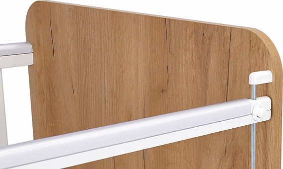 Изображение товара Детская кроватка Фея 702 / 0002757.173 (дуб крафт золотой/белый)