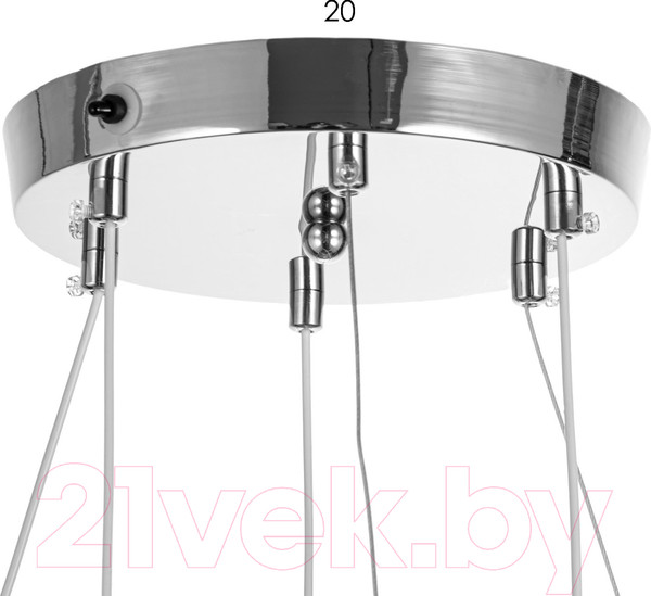 Изображение товара Люстра BayerLux Лаурен / 9904839 (серебристый)