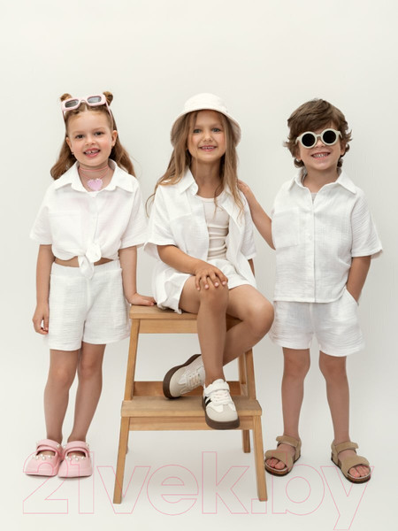 Изображение товара Комплект детской одежды Amarobaby Easy / AB-OD24-E2201/00-116 (белый, р.116)