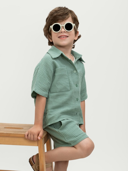 Изображение товара Комплект одежды для малышей Amarobaby Easy / AB-OD24-E2201/32-104 (мятный, р.104)