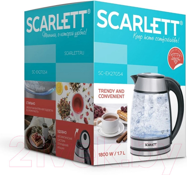 Изображение товара Электрочайник Scarlett SC-EK27G54