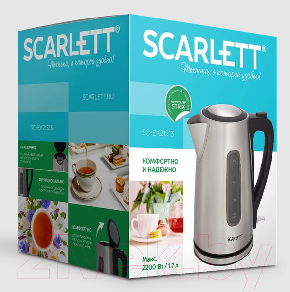 Изображение товара Электрочайник Scarlett SC-EK21S13