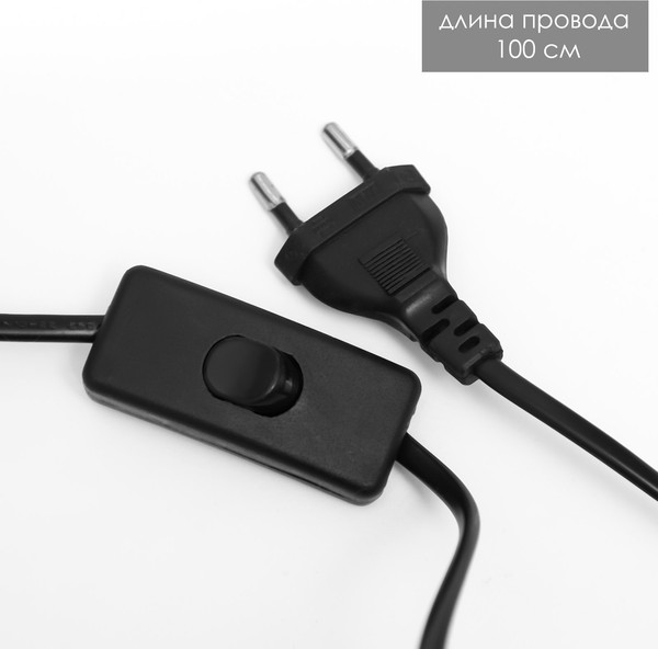 Изображение товара Прикроватная лампа Risalux Алатея 10228424 (белый/шоколадный)