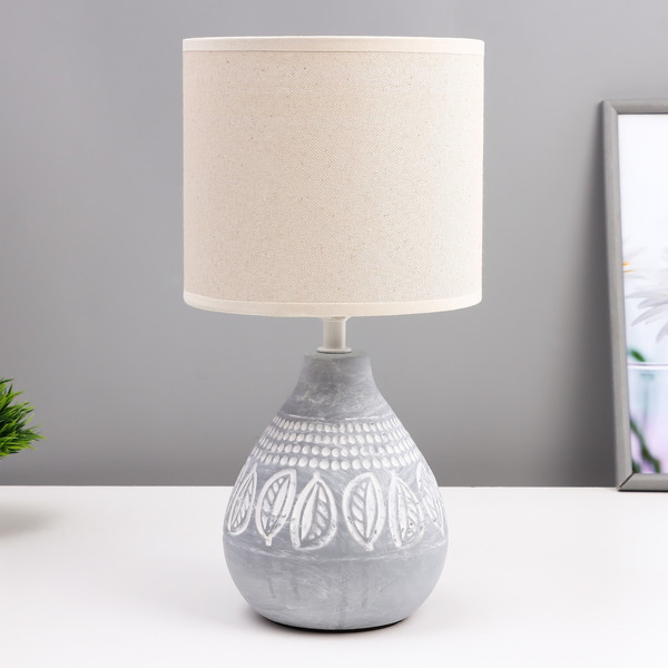 Изображение товара Прикроватная лампа Risalux Моника 10193764 (серый)