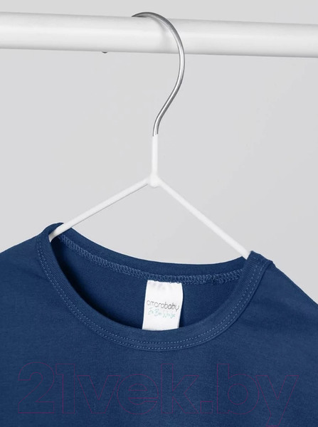 Изображение товара Лонгслив детский Amarobaby Ruffle / AB-OD24-R44/20-128 (синий, р.128)