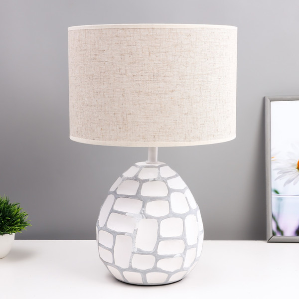 Изображение товара Прикроватная лампа Risalux Камилла 10193755 (белый/серый)