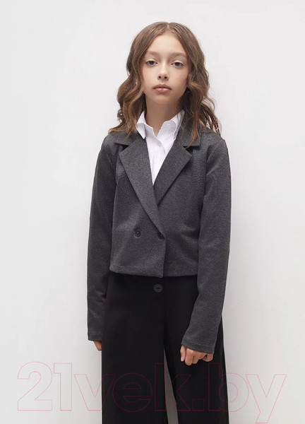 Изображение товара Пиджак детский Amarobaby Study Short / AB-OD24-SS3002/11-140 (серый, р.140)
