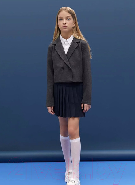 Изображение товара Пиджак детский Amarobaby Study Short / AB-OD24-SS3002/11-140 (серый, р.140)