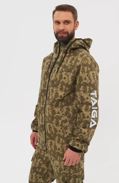 Изображение товара Костюм для охоты и рыбалки Huntsman Тайга-3 летний Твил-Пич Ряска (р-р 44-46/182-188)