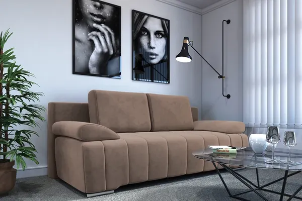 Изображение товара Диван Bravo Мебель Гамма Стандарт 3 вариант (каппучино)