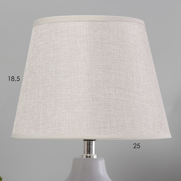 Изображение товара Прикроватная лампа Risalux Лаура 10193746 (белый/серый)