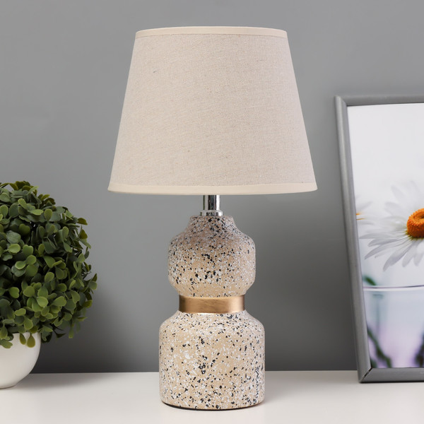 Изображение товара Прикроватная лампа Risalux Патрисия 10193742 (белый/золото)