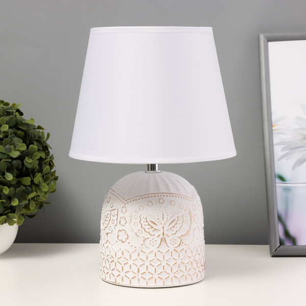 Изображение товара Прикроватная лампа Risalux Нерис 10193737 (белый/золото)