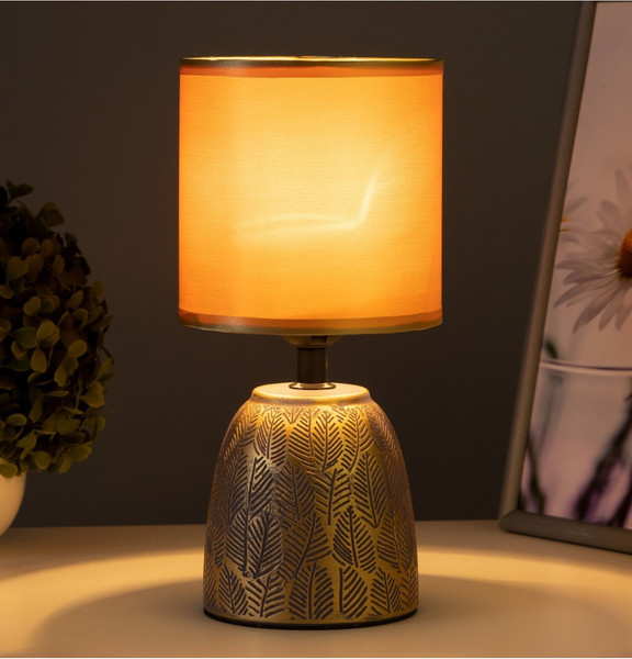 Изображение товара Прикроватная лампа Risalux Диана 10193701 (баклажанный/золото)