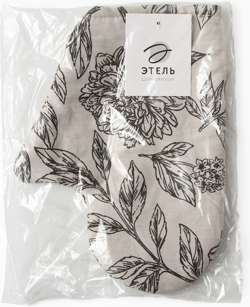 Изображение товара Рукавица-прихватка Этель Black flowers / 10283366