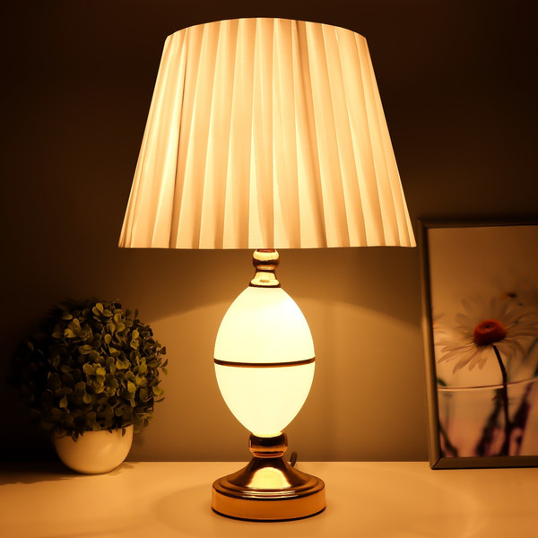 Изображение товара Прикроватная лампа Risalux Салли 10186138 (белый/золото)