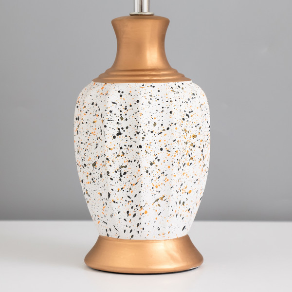 Изображение товара Прикроватная лампа Risalux Жилан 10470999 (белый/золото)