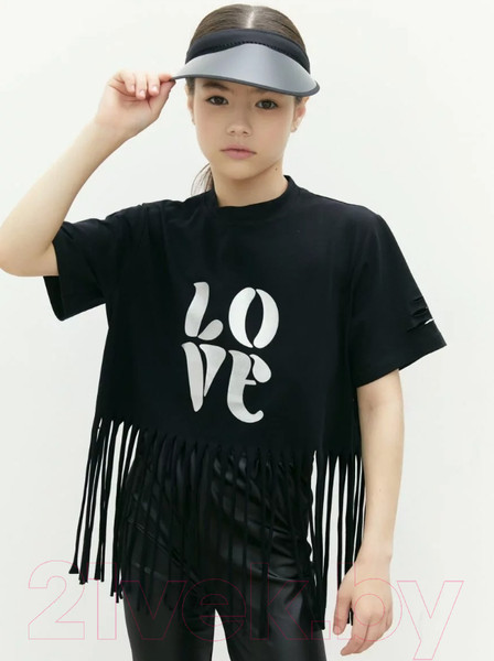 Изображение товара Футболка детская Amarobaby Icon / AB-OD23-I30/09-116 (черный, р.116)