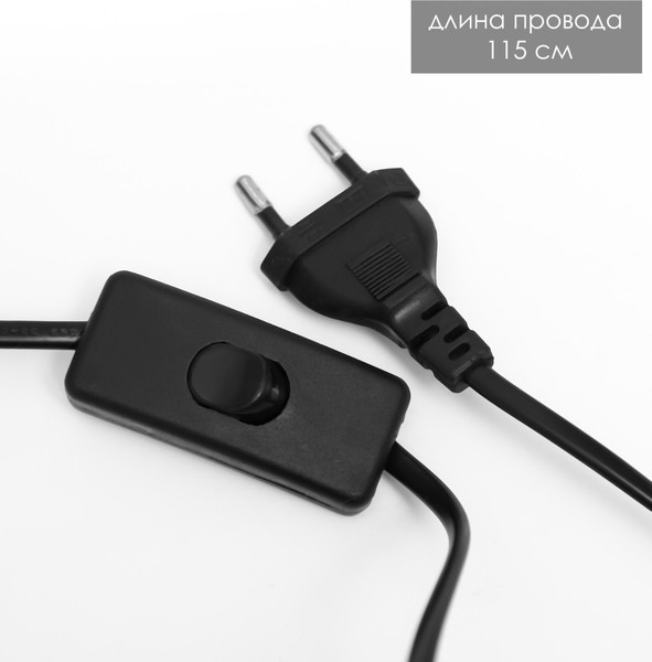 Изображение товара Прикроватная лампа Risalux Джия 10470992 (серый)