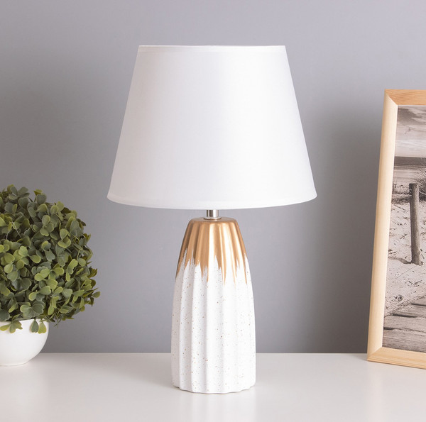 Изображение товара Прикроватная лампа Risalux Анеле 10429272 (белый/золото)