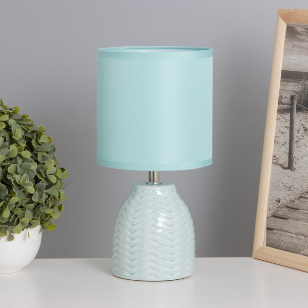 Изображение товара Прикроватная лампа Risalux Квиллен 10424522 (голубой)