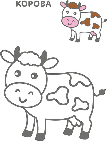 Изображение товара Раскраска Робинс Самые первые раскраски. Животные 2+ / 9785436608648