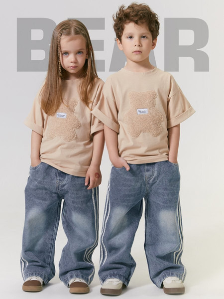 Изображение товара Футболка для малышей Amarobaby Bear / AB-OD24-B33/03-98 (бежевый, р.98)