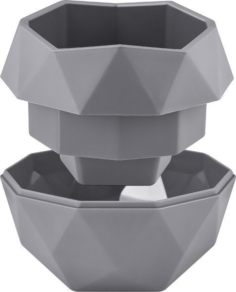 Изображение товара Кашпо La Decoro Топаз КШ-9799 (2.5л, серый жемчуг)