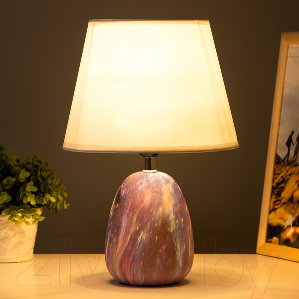 Изображение товара Прикроватная лампа Risalux Косетт 9947763 (фиолетовый)