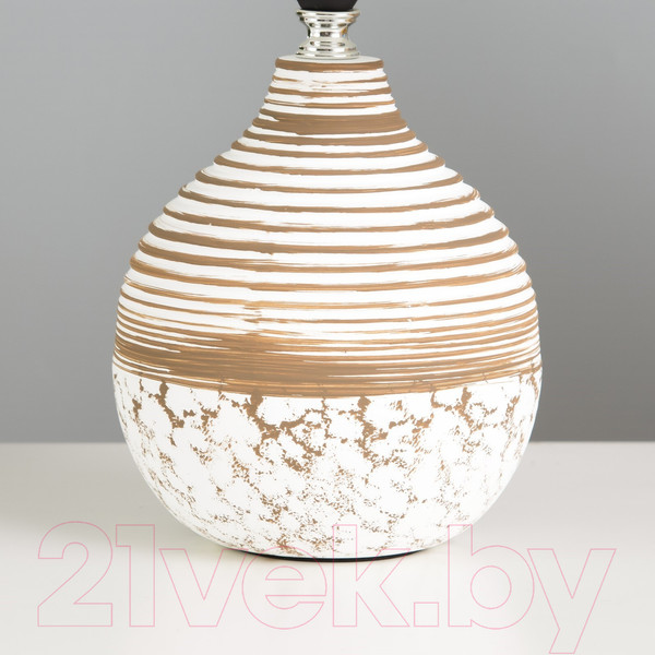 Изображение товара Прикроватная лампа Risalux Иллирия 9947726 (белый/кофейный)