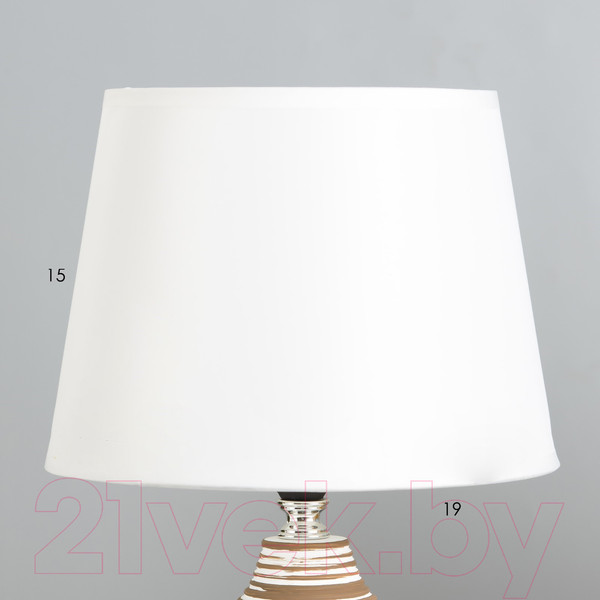 Изображение товара Прикроватная лампа Risalux Иллирия 9947726 (белый/кофейный)