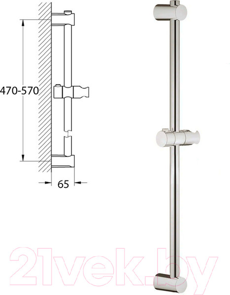 Изображение товара Душевая стойка MVL PDC-0001