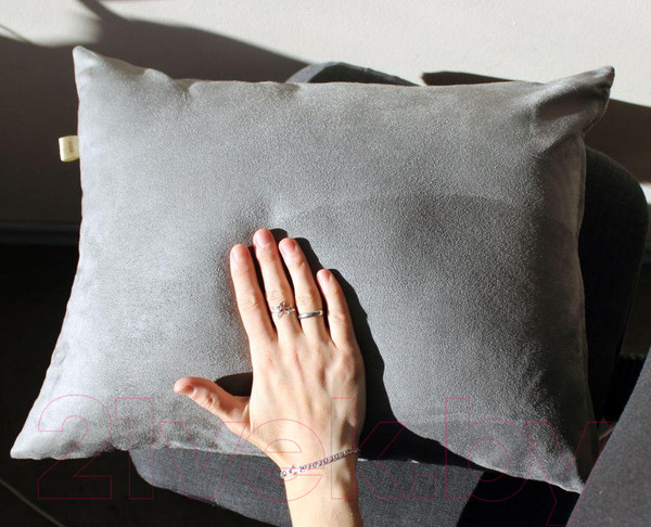 Изображение товара Наволочка декоративная MATEX Alcantara / 38-245 (серый)