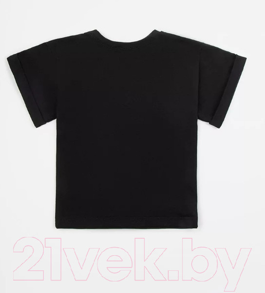 Изображение товара Футболка детская Amarobaby Bear / AB-OD24-B33/09-116 (черный, р.116)