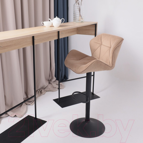 Изображение товара Стул AksHome Berlin (капучино велюр HCJ-11/черный)