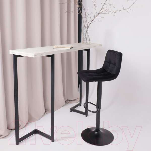 Изображение товара Стул барный AksHome Рой GB (Seven 035 черный велюр/черный)