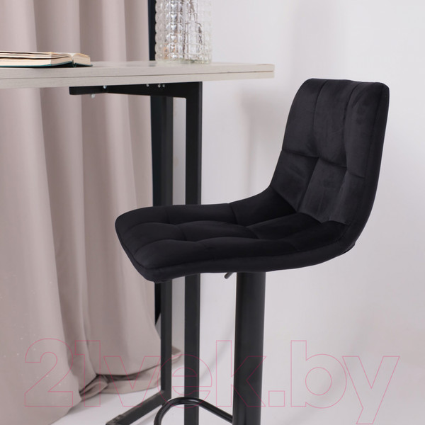 Изображение товара Стул барный AksHome Рой GB (Seven 035 черный велюр/черный)
