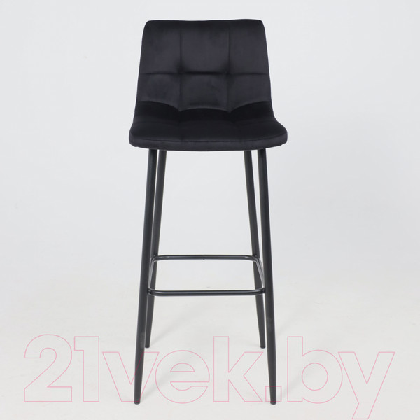 Изображение товара Стул барный AksHome Рой B (Seven 035 черный велюр/черный)