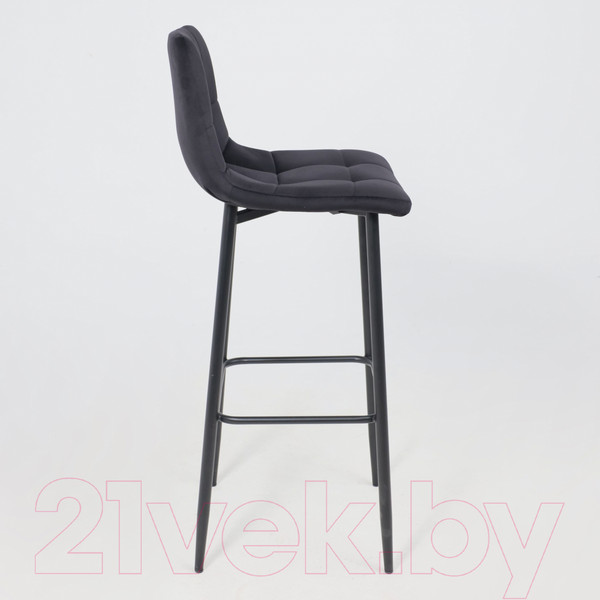 Изображение товара Стул барный AksHome Рой B (Seven 035 черный велюр/черный)