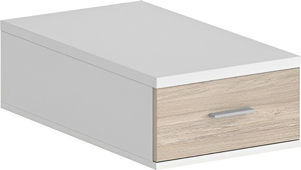 Изображение товара Тумба Norden Подвесная с 1 ящиком / SG.531.WH.OL (белый/дуб светлый)