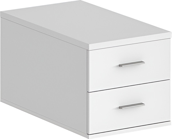 Изображение товара Тумба Norden Подвесная с 2 ящиками / SG.536.WH.WH (белый/белый)