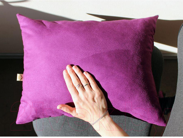 Изображение товара Подушка декоративная MATEX Alcantara / 31-994 (фиолетовый)