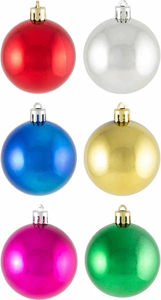 Изображение товара Набор шаров новогодних Волшебная страна SYCB17-630 / 003413 (6шт)