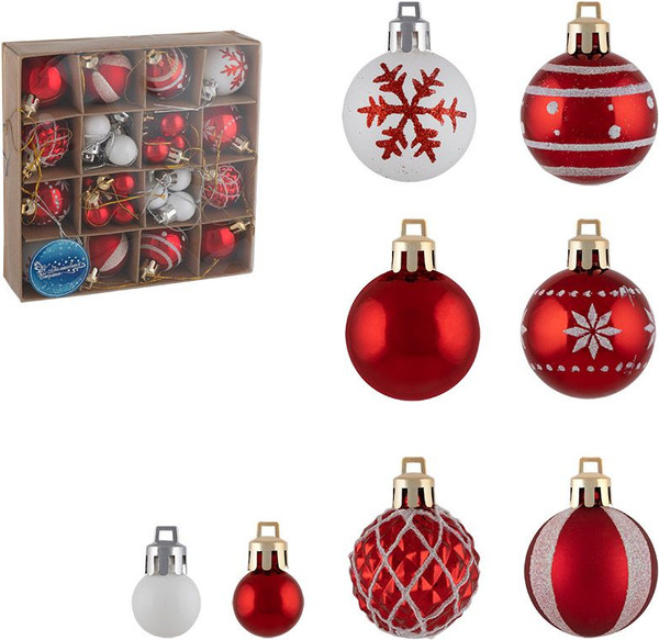 Изображение товара Набор шаров новогодних Волшебная страна Зимняя рябина / 108569 (36шт)