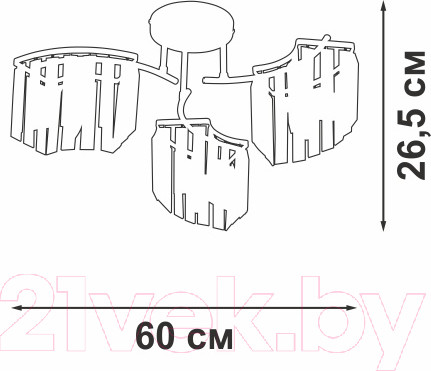 Изображение товара Люстра Vitaluce V5884-0/3PL
