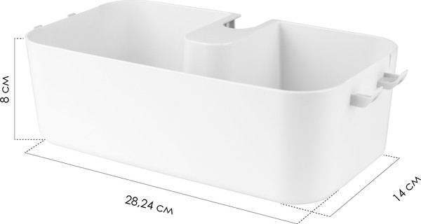 Изображение товара Полка для ванной Berossi Kvina АС 92801000 (снежно-белый)