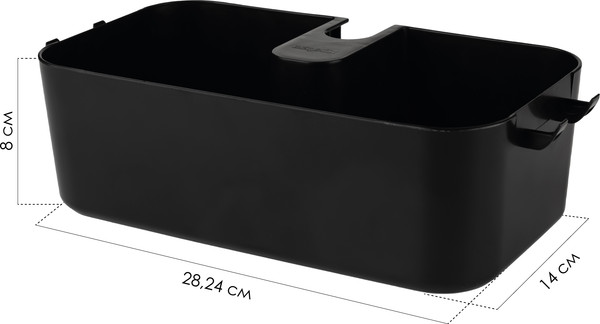 Изображение товара Полка для ванной Berossi Kvina АС 92881000 (базальт)