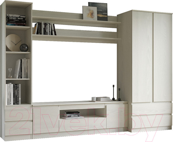 Изображение товара Стенка Евва Турин №1 (ясень снежный)