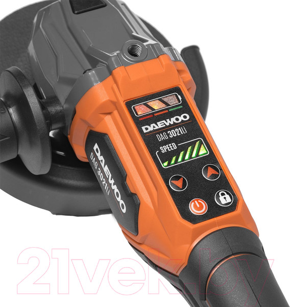 Изображение товара Угловая шлифовальная машина Daewoo Power DAG 3021Li SET